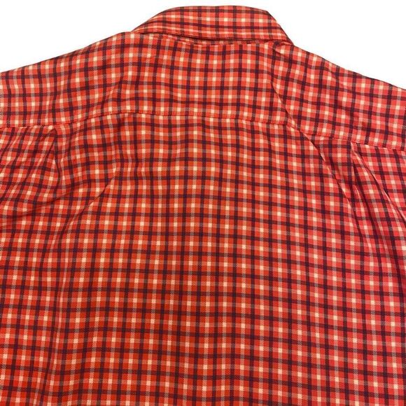 Southern Tide Red, White, Gray Plaid Long Sleeve Button Down Shirt Sz M - Picture 8 of 13